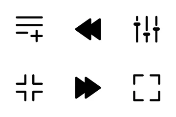 Media Player UI Icon Pack