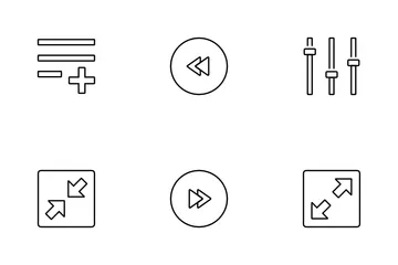Media Player UI Icon Pack