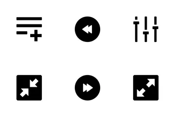 Media Player UI Icon Pack