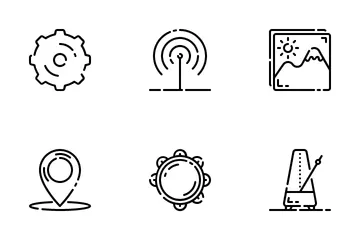 Media Type And Controls Icon Pack