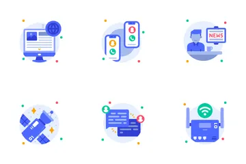 Médias de communication Pack d'Icônes