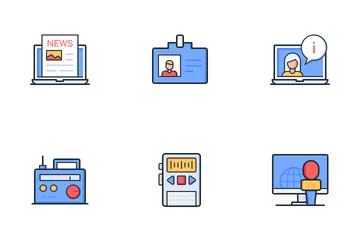 Médias de masse Pack d'Icônes