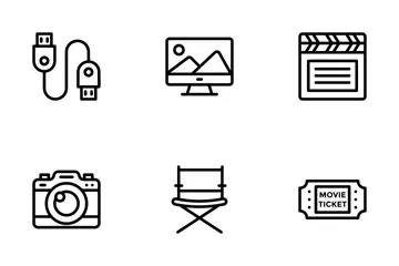 Médias et divertissement Pack d'Icônes