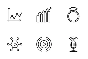 Médias sociaux et réseaux Pack d'Icônes