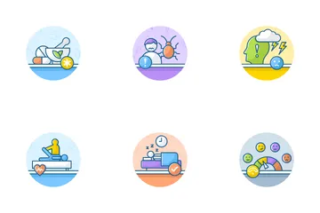 Medical And Depression Treatment Icon Pack