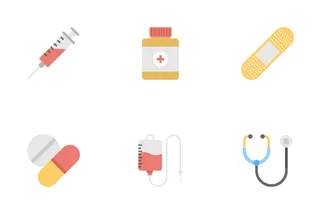 Medical And Health Flat Icons 1