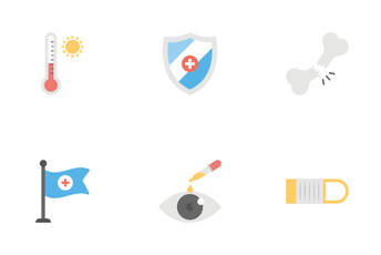 Medical And Health Flat Icons 2 Icon Pack