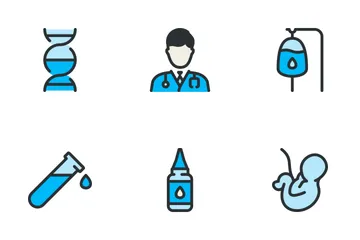 Medical Big Set - Blue Icon Pack