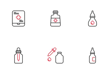 Medical Care Essentials Icon Pack