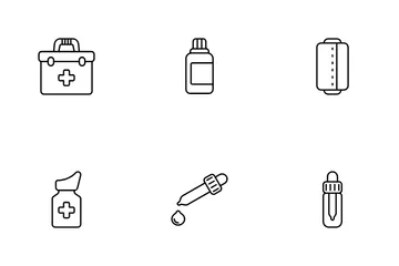 Medical Care Essentials Icon Pack