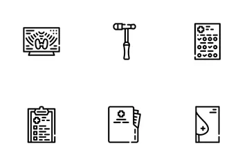 Medical Checkup Health Icon Pack