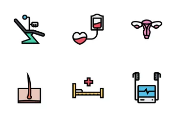 Medical Colored Icon Pack