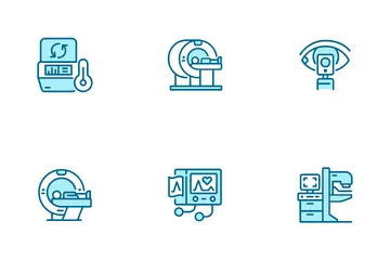 Medical Diagnostic Equipment Icon Pack