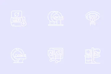 Medical Diagnostic Equipment Icon Pack