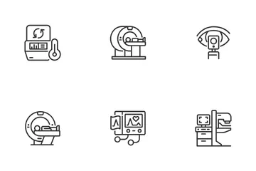 Medical Diagnostic Equipment Icon Pack