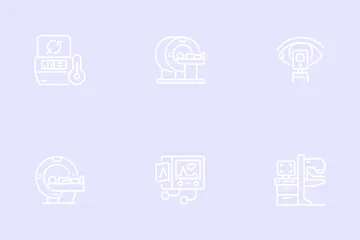 Medical Diagnostic Equipment Icon Pack
