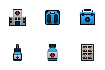 Medical (Filled Line) Icon Pack