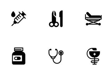 Medical Glyph Icon Pack