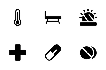 Medical Glyps Icon Pack