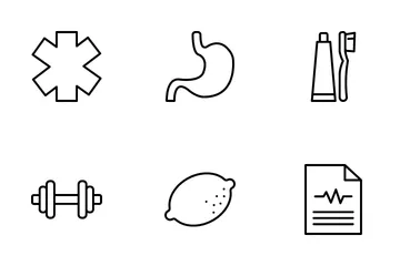 Medical Health And Diet Icon Pack