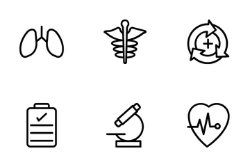 Medical Health And Fitness Icon Pack