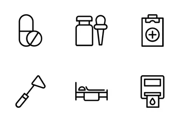 Medical Health And Fitness 3 Icon Pack