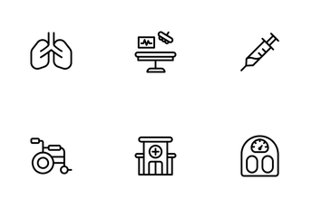 Medical Health Care And Hospital Icon Pack