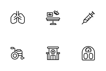 Medical Health Care And Hospital Icon Pack