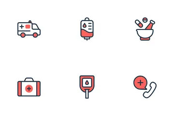 Medical Health Care And Hospital Icon Pack