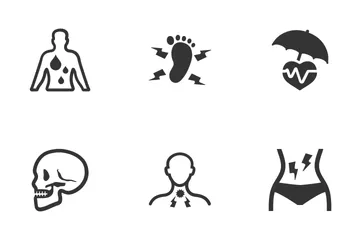 Medical & Health Care - Black Series (Set 4) Icon Pack