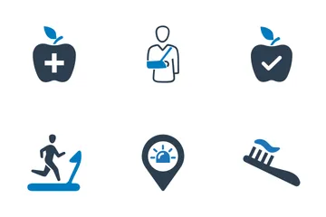 Medical & Health Care - Blue Series (Set 3) Icon Pack
