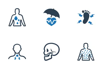 Medical & Health Care - Blue Series (Set 4) Icon Pack