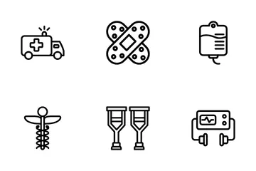 Medical Health Elements Icon Pack