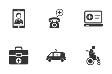 Medical & Healthcare Set 1 Icon Pack