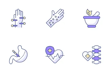 Medical Home Service Icon Pack