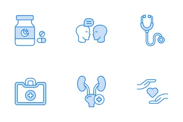 Medical Home Service Icon Pack