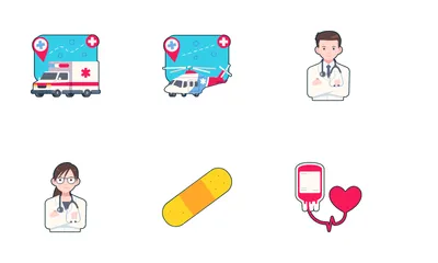 Medical Hospital Icon Pack