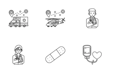 Medical Hospital Icon Pack