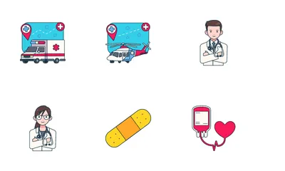 Medical Hospital Icon Pack