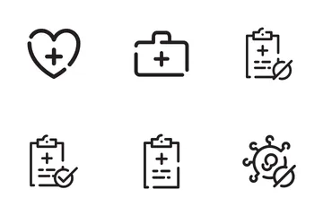 Medical Icon Pack - Line Style Icon Pack