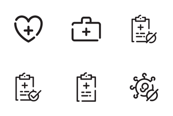 Medical Icon Pack - Line Style Icon Pack