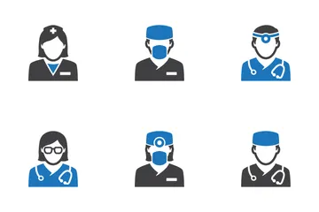 Medical Personnel Icon Pack