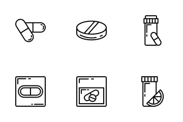 Medical Pills Icon Pack