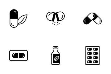 Medical Pills Icon Pack