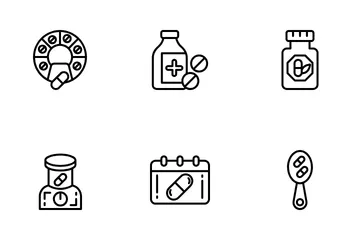 Medical Pills Icon Pack