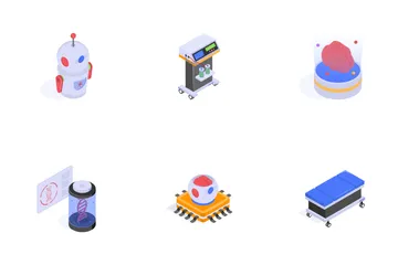 Medical Robots Icon Pack