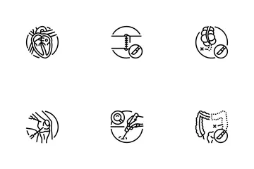 의료 수술 아이콘 팩