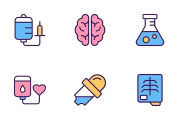 Medicamento Pacote de Ícones