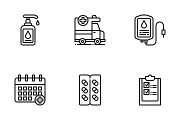 Medicamentos Pacote de Ícones