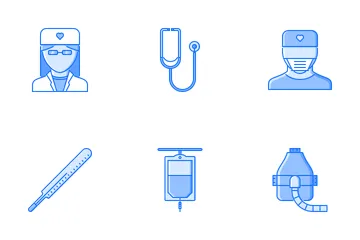 Medicamento Paquete de Iconos